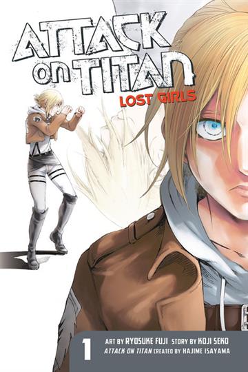 Knjiga Attack on Titan: Lost Girls vol. 01 autora Hajime Isayama izdana 2016 kao meki uvez dostupna u Knjižari Znanje.