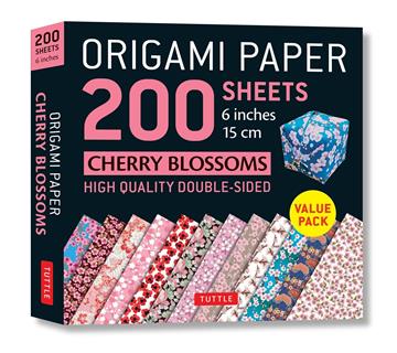 Knjiga Origami Paper 200 sheets Cherry Blossoms (15 cm) autora Tuttle izdana 2018 kao  dostupna u Knjižari Znanje.