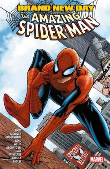 Knjiga Amazing Spider-Man: Brand New Day autora Dan Slott izdana 2026 kao meki uvez dostupna u Knjižari Znanje.