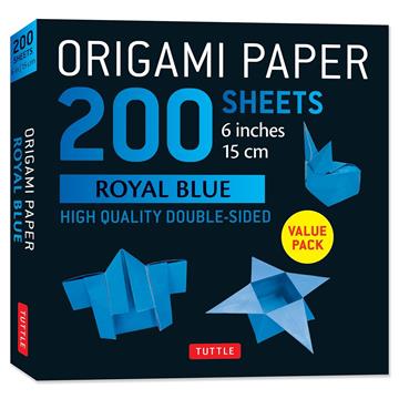 Knjiga Origami Paper 200 sheets Royal Blue (15 cm) autora Tuttle izdana 2025 kao  dostupna u Knjižari Znanje.
