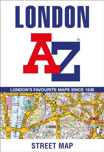 Knjiga London A-Z Street Map autora  izdana 2023 kao Sheet map dostupna u Knjižari Znanje.