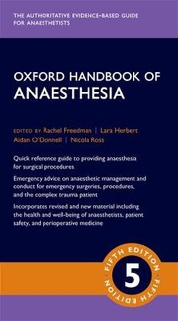 Knjiga Oxford Handbook of Anaesthesia 5E autora Rachel Freedman izdana 2022 kao meki uvez dostupna u Knjižari Znanje.