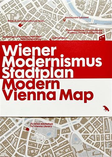 Knjiga Modern Vienna Map autora City Map, Blue Crow izdana 2023 kao karta dostupna u Knjižari Znanje.