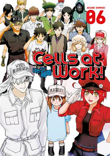 Knjiga Cells at Work!, vol. 06 autora Akane Shimizu izdana 2021 kao meki uvez dostupna u Knjižari Znanje.