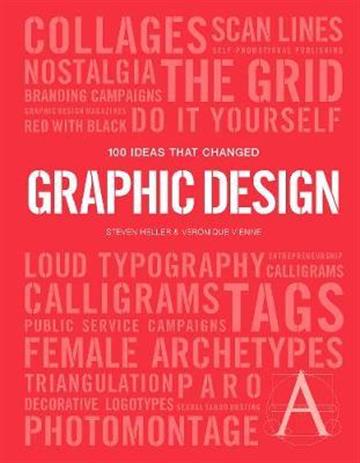 Knjiga 100 Ideas That Changed Graphic Design autora Véron Steven Heller izdana 2019 kao meki uvez dostupna u Knjižari Znanje.