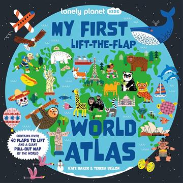 Knjiga My First Lift-the-Flap World Atlas autora Lonely Planet izdana 2023 kao tvrdi uvez dostupna u Knjižari Znanje.
