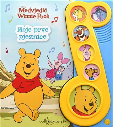 Knjiga Winnie the Pooh sviralica: Moje prve pjesme autora  izdana 2020 kao tvrdi uvez dostupna u Knjižari Znanje.
