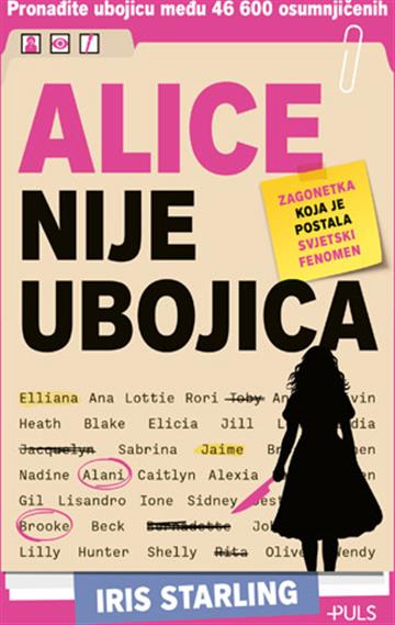 Knjiga Alice nije ubojica autora Iris Starling izdana 2026 kao meki uvez dostupna u Knjižari Znanje.