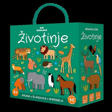 Knjiga Knjiga + slagalica: Životinje autora Grupa autora izdana 2025 kao tvrdi uvez dostupna u Knjižari Znanje.