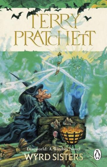 Knjiga Wyrd Sisters autora Terry Pratchett izdana 2012 kao meki uvez dostupna u Knjižari Znanje.