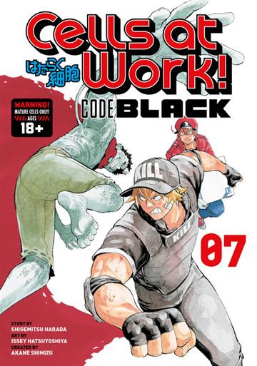 Knjiga Cells at Work! CODE BLACK, vol. 07 autora Shigemitsu Harada izdana 2021 kao meki uvez dostupna u Knjižari Znanje.