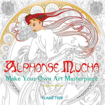 Knjiga Alphonse Mucha Art Colouring Book autora Daisy Seal izdana 2016 kao meki dostupna u Knjižari Znanje.