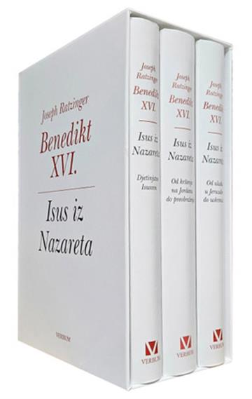 Knjiga Isus iz Nazareta - komplet autora Benedikt XVI. izdana 2025 kao tvrdi dostupna u Knjižari Znanje.