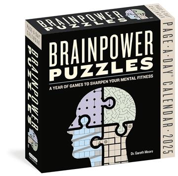 Knjiga Brainpower Puzzles 2025 Page-A-Day Calendar autora Grupa autora izdana 2024 kao meki dostupna u Knjižari Znanje.