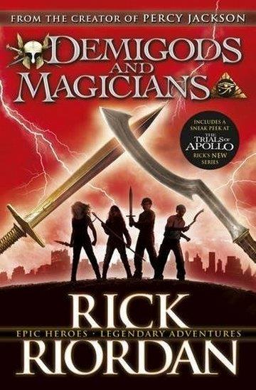 Knjiga Demigods and Magicians autora Rick Riordan izdana 2016 kao meki uvez dostupna u Knjižari Znanje.