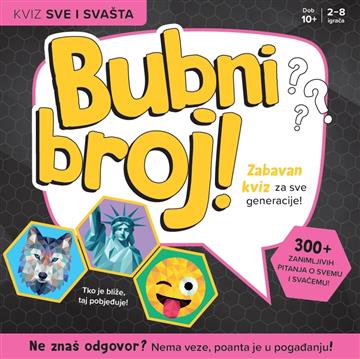 Knjiga Bubni broj - Kviz sve i svašta autora Grupa autora izdana 2026 kao meki uvez dostupna u Knjižari Znanje.