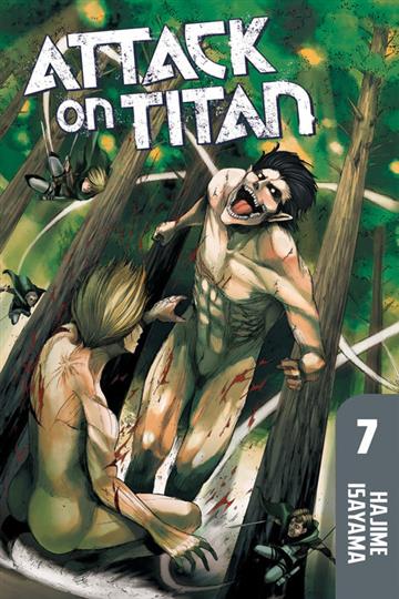 Knjiga Attack on Titan vol. 07 autora Hajime Isayama izdana 2013 kao meki uvez dostupna u Knjižari Znanje.