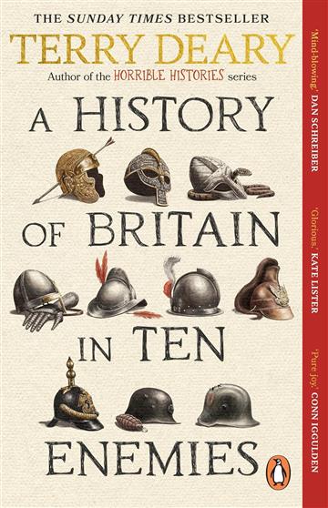 Knjiga History of Britain in Ten Enemies autora Terry Deary izdana 2025 kao meki uvez dostupna u Knjižari Znanje.