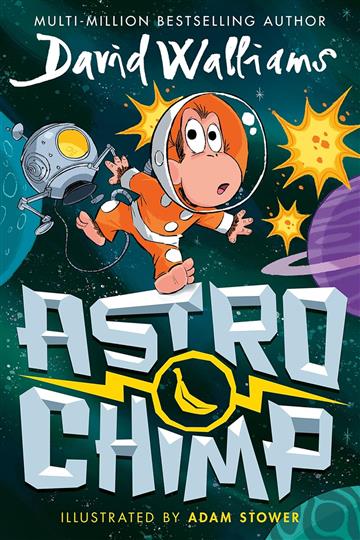 Knjiga Astrochimp autora David Walliams izdana 2025 kao meki uvez dostupna u Knjižari Znanje.