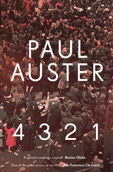 Knjiga 4 3 2 1 autora Paul Auster izdana 2017 kao meki uvez dostupna u Knjižari Znanje.