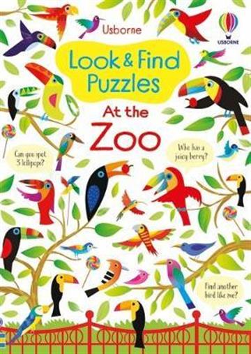 Knjiga Look Find Puzzles At the Zoo autora Usborne izdana 2021 kao meki uvez dostupna u Knjižari Znanje.