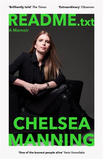 Knjiga README.txt autora Chelsea Manning izdana 2023 kao meki uvez dostupna u Knjižari Znanje.