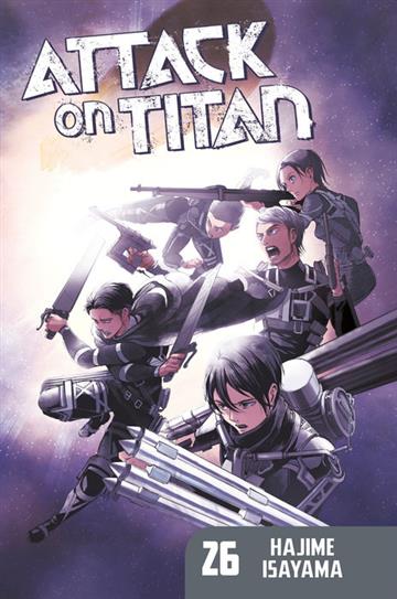 Knjiga Attack on Titan vol. 26 autora Hajime Isayama izdana 2018 kao meki uvez dostupna u Knjižari Znanje.