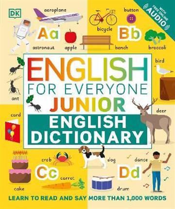 Knjiga English for Everyone Junior: English Dictionary autora  izdana 2021 kao meki uvez dostupna u Knjižari Znanje.