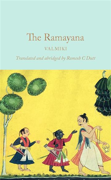 Knjiga Ramayana autora Valmiki izdana 2025 kao tvrdi uvez dostupna u Knjižari Znanje.
