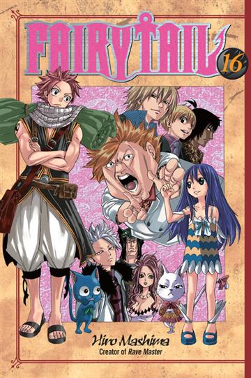 Knjiga Fairy Tail, vol. 16 autora Hiro Mashima izdana 2011 kao meki uvez dostupna u Knjižari Znanje.