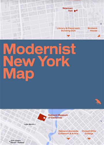 Knjiga Modernist New York Map autora Allison C. Meier izdana 2025 kao  dostupna u Knjižari Znanje.