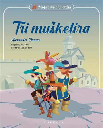 Knjiga Tri mušketira autora Alexandre Dumas, prepričao Pau Clua izdana 2026 kao tvrdi uvez dostupna u Knjižari Znanje.