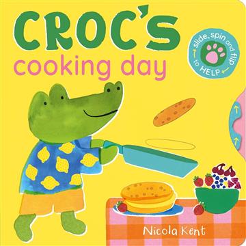 Knjiga Croc's Cooking Day autora Nicola Kent izdana 2025 kao tvrdi uvez dostupna u Knjižari Znanje.