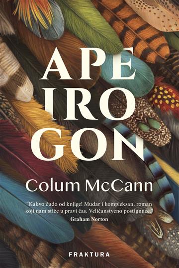 Knjiga Apeirogon autora Colum McCann izdana 2021 kao tvrdi uvez dostupna u Knjižari Znanje.