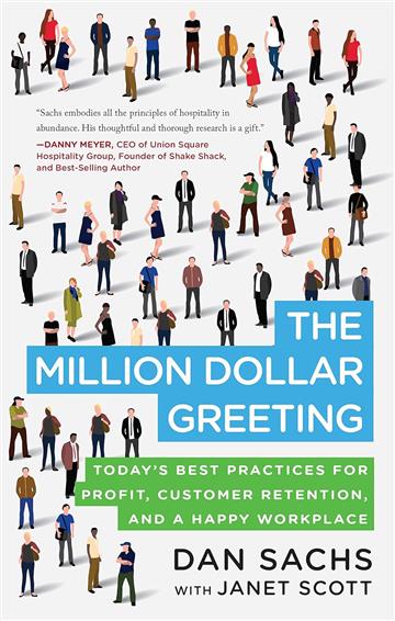 Knjiga Million Dollar Greeting autora Dan Sachs izdana 2023 kao meki uvez dostupna u Knjižari Znanje.