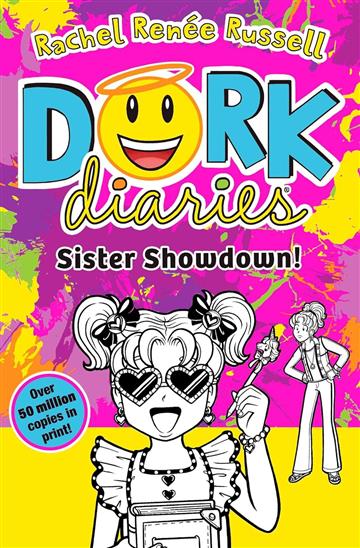 Knjiga Dork Diaries #16 Sister Showdown autora Rachel Renee Russell izdana 2025 kao meki uvez dostupna u Knjižari Znanje.
