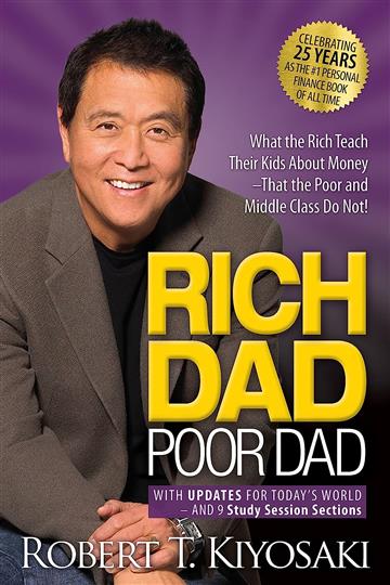 Knjiga Rich Dad Poor Dad autora Robert Kiyosaki izdana 2022 kao meki uvez dostupna u Knjižari Znanje.