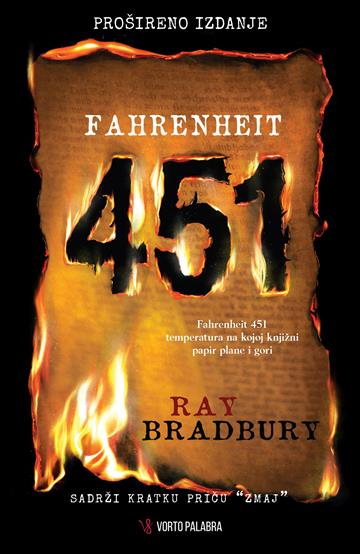 Knjiga Fahrenheit 451 autora Ray Bradbury izdana 2022 kao meki uvez dostupna u Knjižari Znanje.