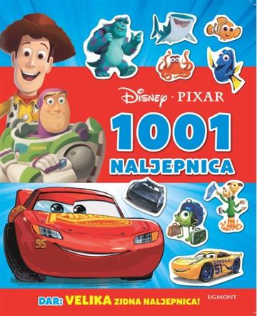 Knjiga 1001 naljepnica: Pixar autora  izdana 2019 kao meki uvez dostupna u Knjižari Znanje.