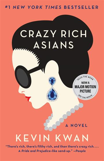 Knjiga Crazy Rich Asians autora Kevin Kwan izdana 2014 kao meki uvez dostupna u Knjižari Znanje.