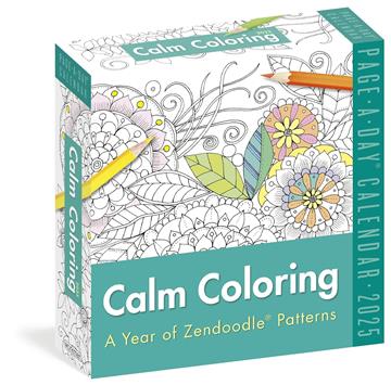 Knjiga Calm Coloring 2025 Page-A-Day Calendar autora Grupa autora izdana 2024 kao meki dostupna u Knjižari Znanje.