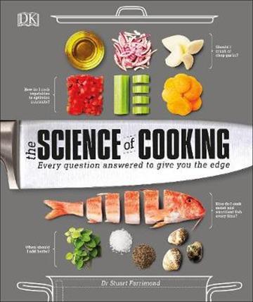 Knjiga Science of Cooking autora DK izdana 2017 kao tvrdi uvez dostupna u Knjižari Znanje.