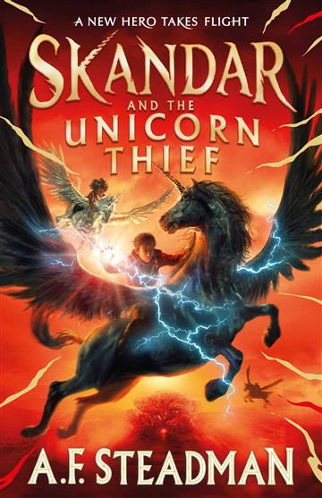 Knjiga Skandar and the Unicorn Thief autora A.F. Steadman izdana 2022 kao tvrdi uvez dostupna u Knjižari Znanje.