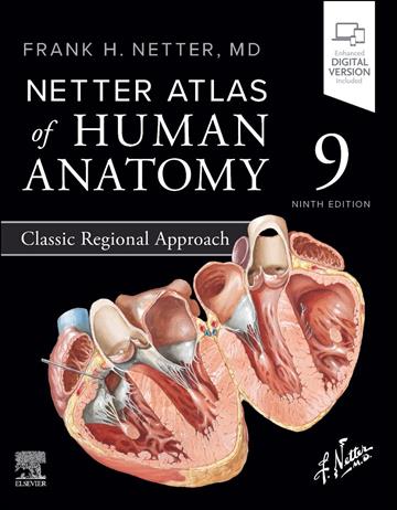Knjiga Netter Atlas of Human Anatomy 9E autora Frank H. Netter izdana 2026 kao meki uvez dostupna u Knjižari Znanje.