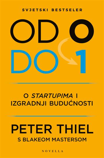 Knjiga Od 0 do 1 autora Peter Thiel izdana 2026 kao tvrdi uvez dostupna u Knjižari Znanje.