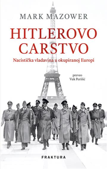 Knjiga Hitlerovo carstvo autora Mark Mazower izdana 2024 kao tvrdi dostupna u Knjižari Znanje.