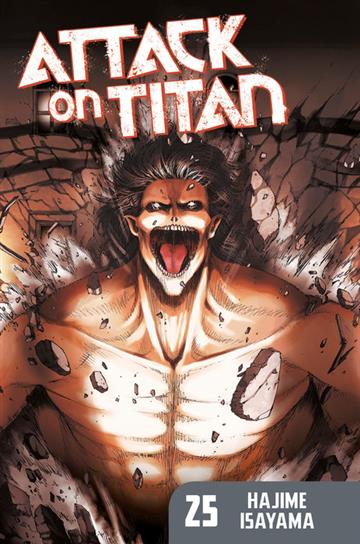 Knjiga Attack on Titan vol. 25 autora Hajime Isayama izdana 2018 kao meki uvez dostupna u Knjižari Znanje.