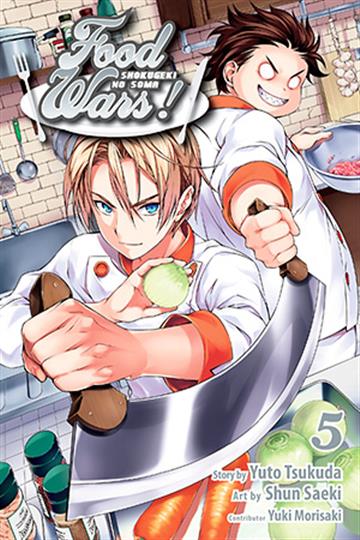 Knjiga Food Wars!: Shokugeki no Soma, vol. 05 autora Yuto Tsukudo izdana 2015 kao meki uvez dostupna u Knjižari Znanje.