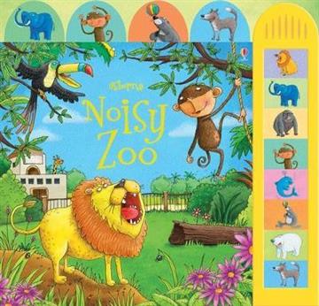 Knjiga Noisy Zoo autora Usborne izdana 2009 kao tvrdi uvez dostupna u Knjižari Znanje.