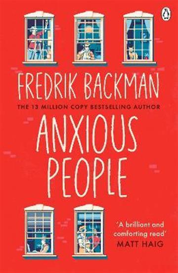 Knjiga Anxious People autora Fredrik Backman izdana 2021 kao meki uvez dostupna u Knjižari Znanje.